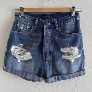 Scotch & Soda Distressed Denim Shorts Size 25